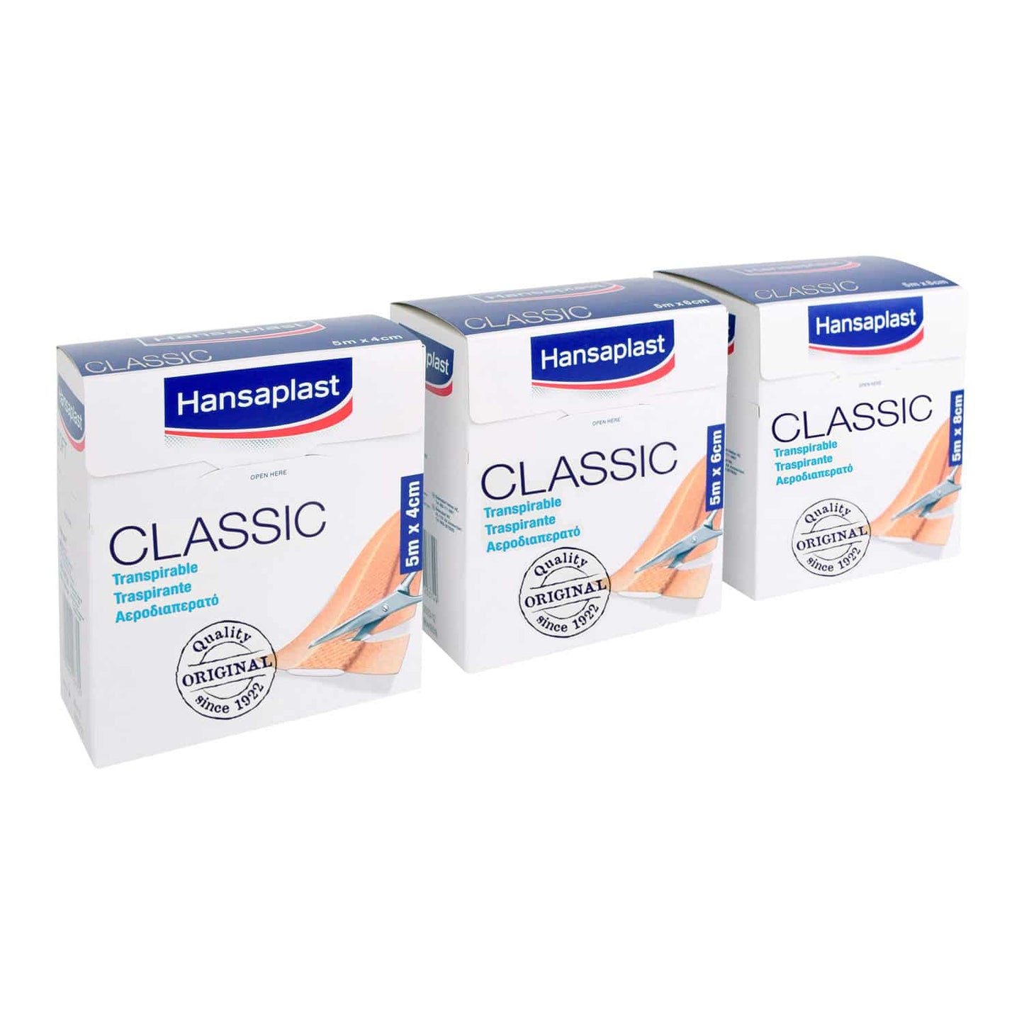 Wundpflaster Classic in Rollenform - sterile Wundauflage, schnell applizierbar - Med-Praxisbedarf