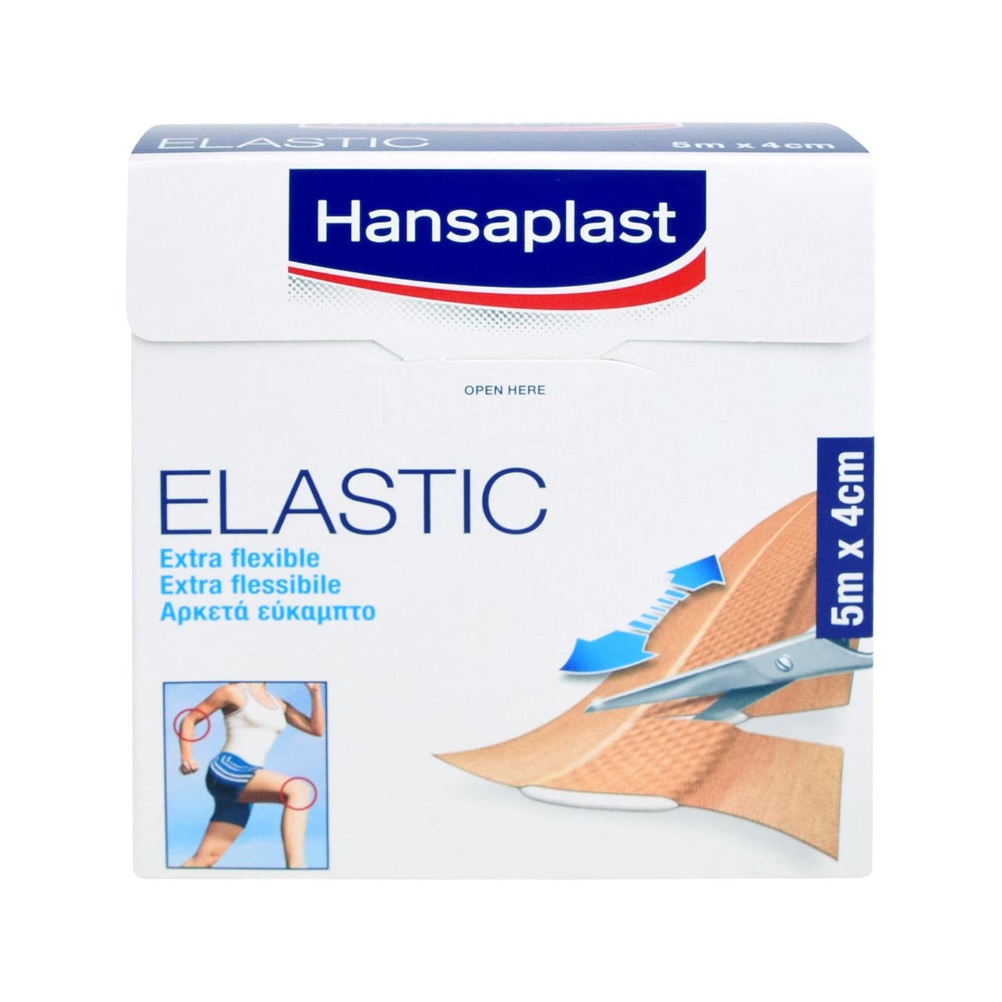 Wundpflaster Elastic von Hansaplast - für bewegte Körperstellen, stark haftend, wasserabweisend - Med-Praxisbedarf