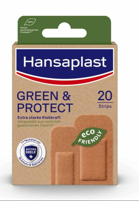 Hansaplast Green & Protect Pflaster - umweltfreundliches Verbandsmaterial, für medizinische Einrichtungen - Med-Praxisbedarf