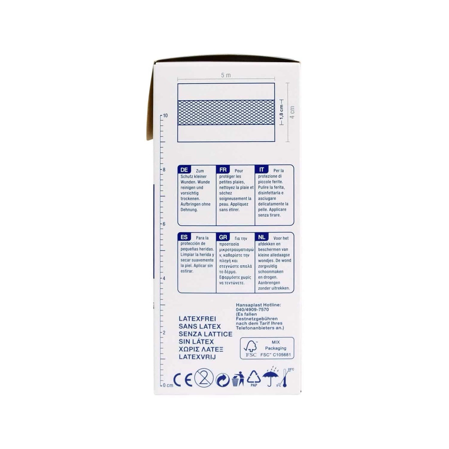 Hansaplast Soft Pflaster Packung - ideal für die Erste-Hilfe-Versorgung in Praxen - Med-Praxisbedarf