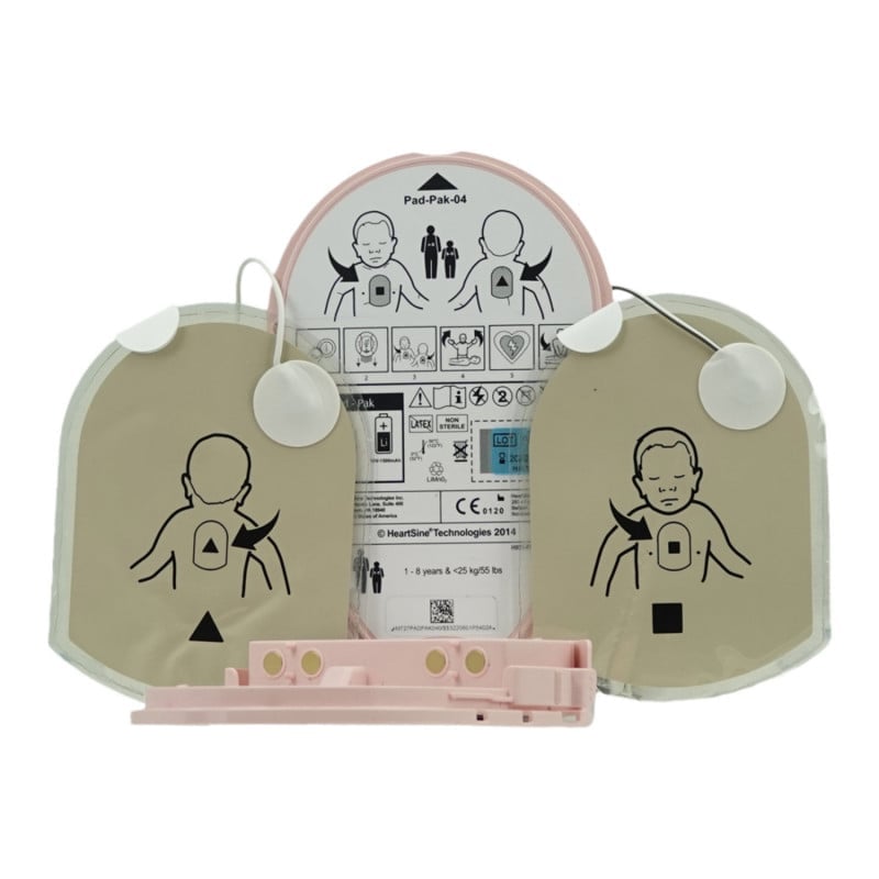 HeartSine Pad-Pak Elektroden und Batterie - patentierte Einheit für alle HeartSine Defibrillatoren - Med-Praxisbedarf