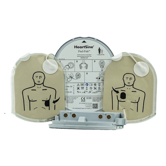 HeartSine Pad-Pak Elektroden und Batterie - patentierte Einheit für alle HeartSine Defibrillatoren - Med-Praxisbedarf