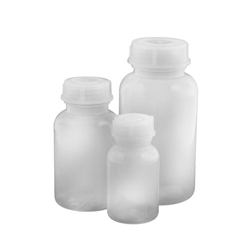 Weithalsflasche mit Schraubdeckel - sichere Aufbewahrung von Granulaten im Labor - Med-Praxisbedarf