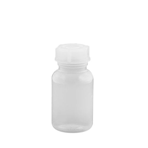 Labor-Weithalsflasche von Hecht Karl - Glasflasche mit breiter Öffnung für Pulver - Med-Praxisbedarf