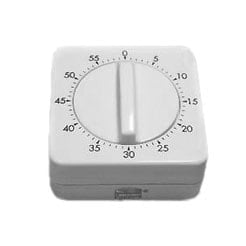 Laboruhr mit Signal von Hecht Karl - mechanische Uhr mit Stellfunktion für Labore - Med-Praxisbedarf