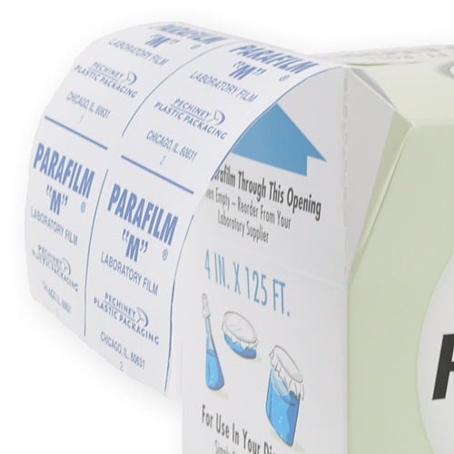 Parafilm M Laborfolie - vielseitige Verschlussfolie für medizinische Behälter, transparent und luftdicht - Med-Praxisbedarf