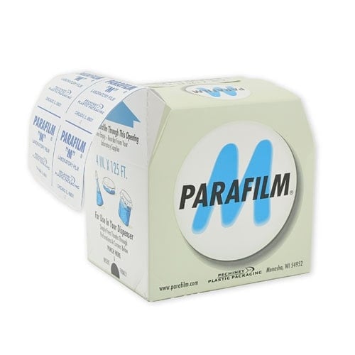 Parafilm M Verschlussfolie - zum Abdichten von Laborgefäßen, dehnbar und wasserabweisend - Med-Praxisbedarf von Hecht Karl