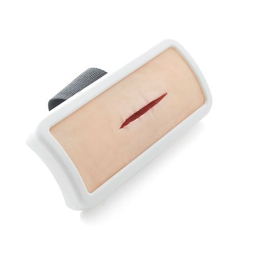 Hautnaht-Trainer von HeineScientific - Übungsgerät für chirurgische Nähte, 23x10 cm - Med-Praxisbedarf