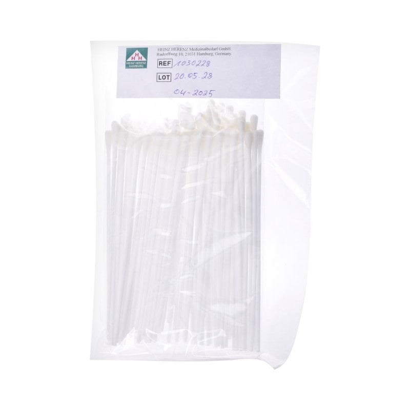 Plastik-Wattestäbchen WA 1 PP - einseitiger Baumwollkopf, Einweg, Heinz Herenz - Med-Praxisbedarf