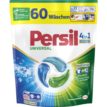 Persil 4in1 Discs Universalwaschmittel von Henkel - kompaktes Disc-Format für die Profiwäsche - Med-Praxisbedarf