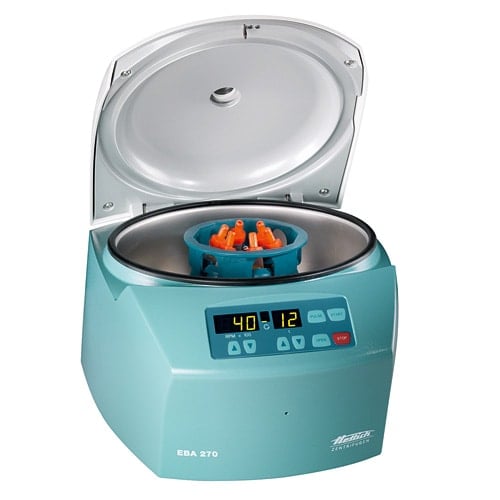 Zentrifuge EBA 270 von Hettich - ideal für die Zentrifugation von Blutproben und Urin - Med-Praxisbedarf