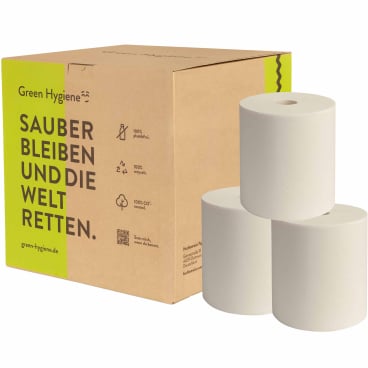 Handtuchrolle HANNELORE 2-lagig - große Rolle für gewerbliche Handtuchspender - Med-Praxisbedarf