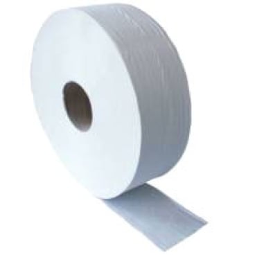 Jumbo Toilettenpapier 280m - 2-lagig, 70% weiß für Klinik und Pflegeeinrichtung - Med-Praxisbedarf