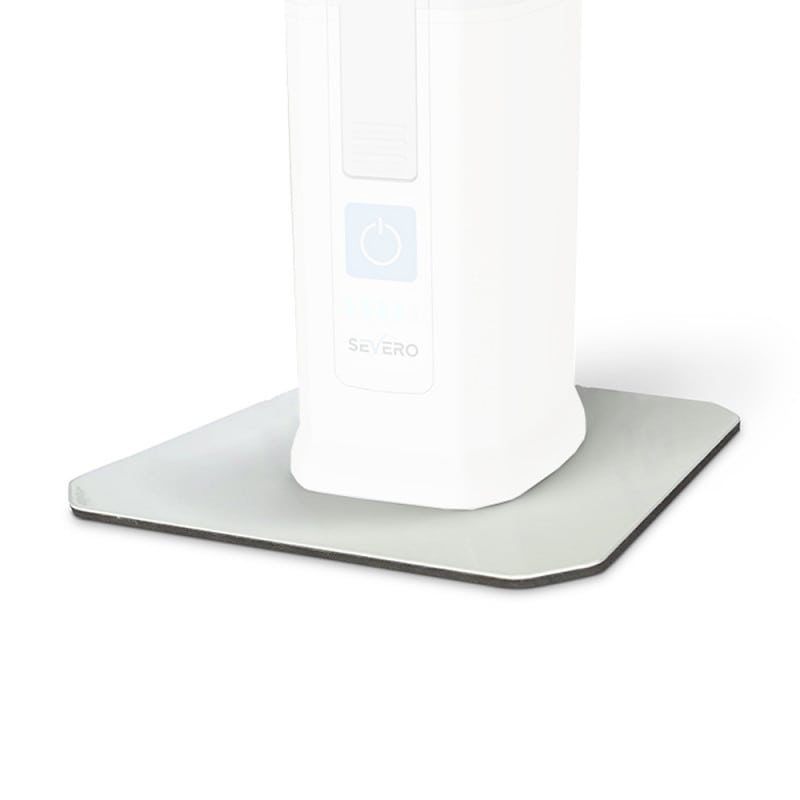 Stabilitätsplatte für Tablettenmörser - erhöht Standfestigkeit des elektrischen Mörsers Severo, 160x160 mm - Med-Praxisbedarf