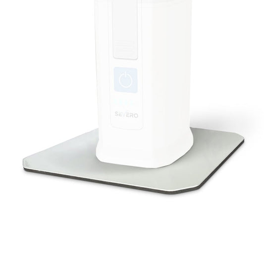 Stabilitätsplatte für Tablettenmörser - erhöht Standfestigkeit des elektrischen Mörsers Severo, 160x160 mm - Med-Praxisbedarf