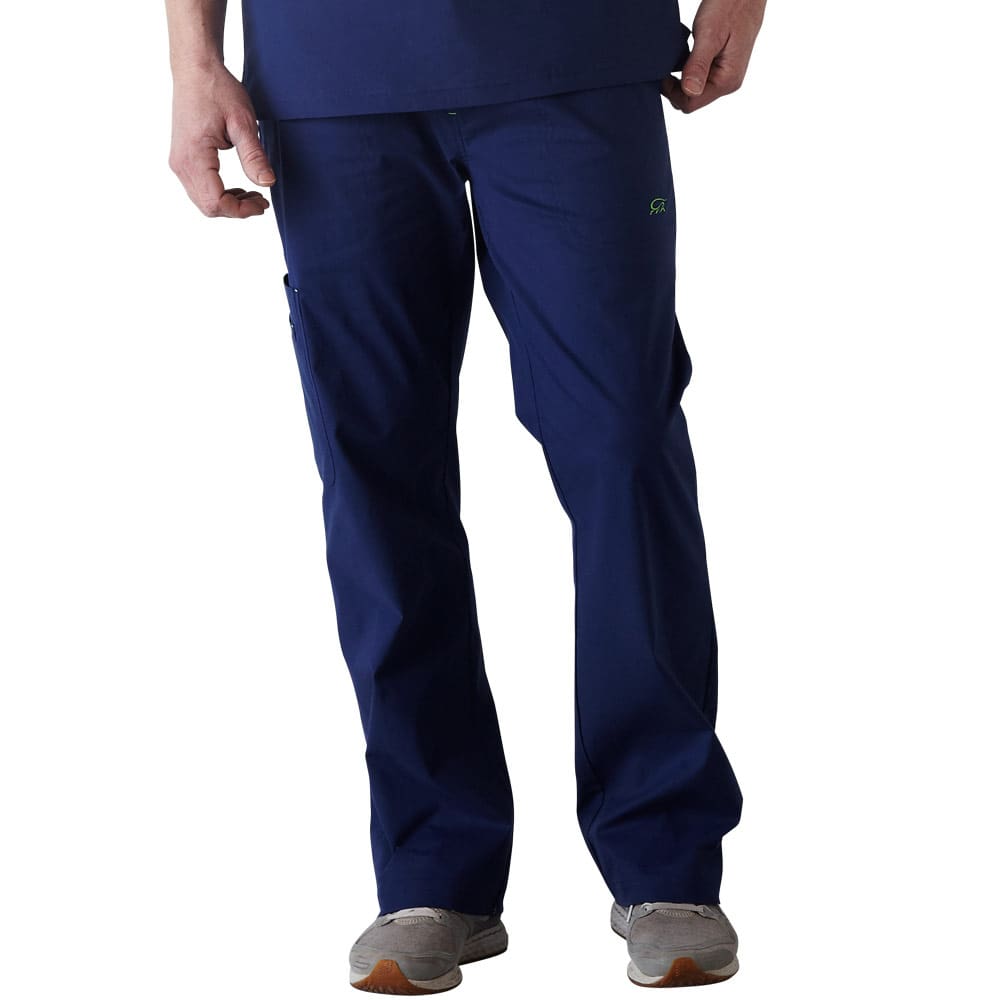 IguanaMed Icon Pant Materialnahaufnahme - strapazierfähiges Mischgewebe, Bügelfrei - Med-Praxisbedarf