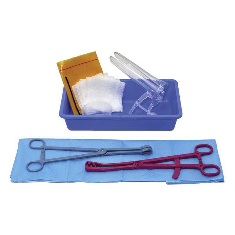 Gynäkologisches Instrumentenset von Instramed - für Implantation intrauteriner Pessare, Einmalgebrauch - Med-Praxisbedarf
