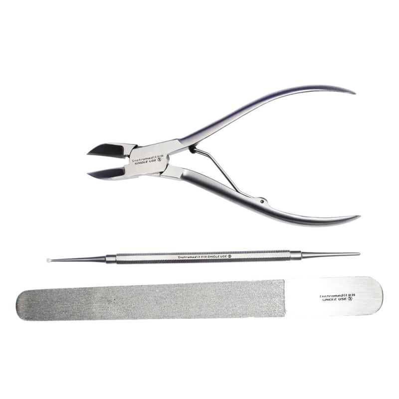 Podologie-Set von Instramed - steriles Kit für professionelle Fußpflege und Wundversorgung - Med-Praxisbedarf