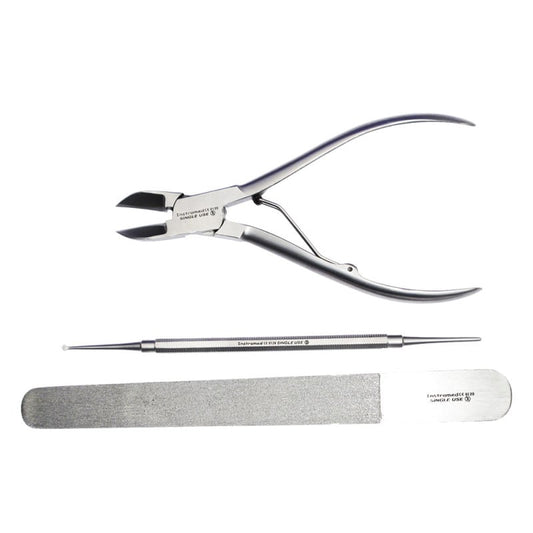 Podologie-Set von Instramed - steriles Kit für professionelle Fußpflege und Wundversorgung - Med-Praxisbedarf