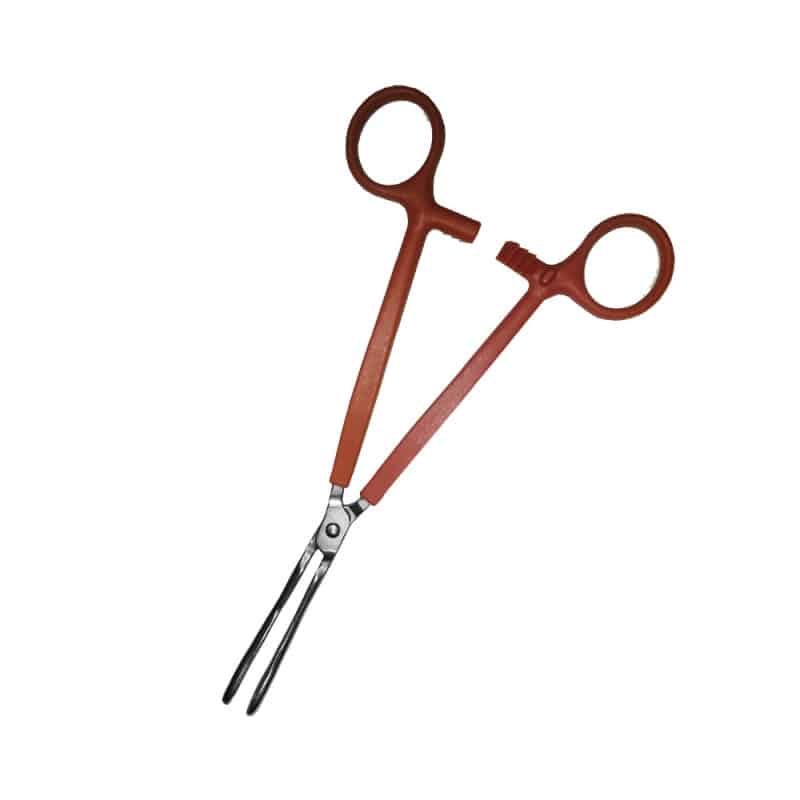 Rampley Klemme Einweginstrument - chirurgische Klemme zum Halten von Gewebe und Tupfern - Med-Praxisbedarf