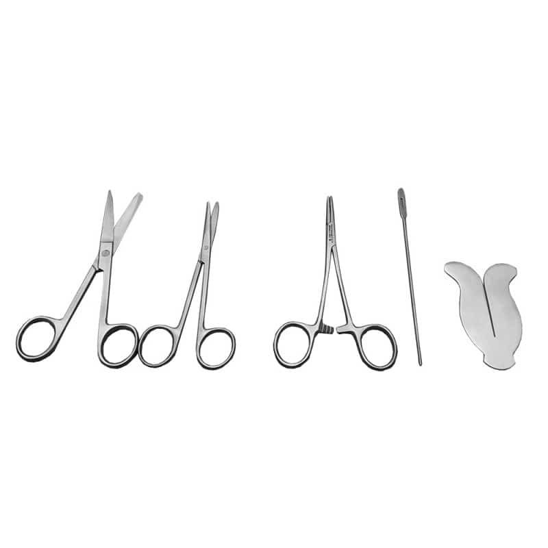 Set für die Beschneidung Zirkumzision - sterile Einweginstrumente von Instramed, sofort einsatzbereit - Med-Praxisbedarf