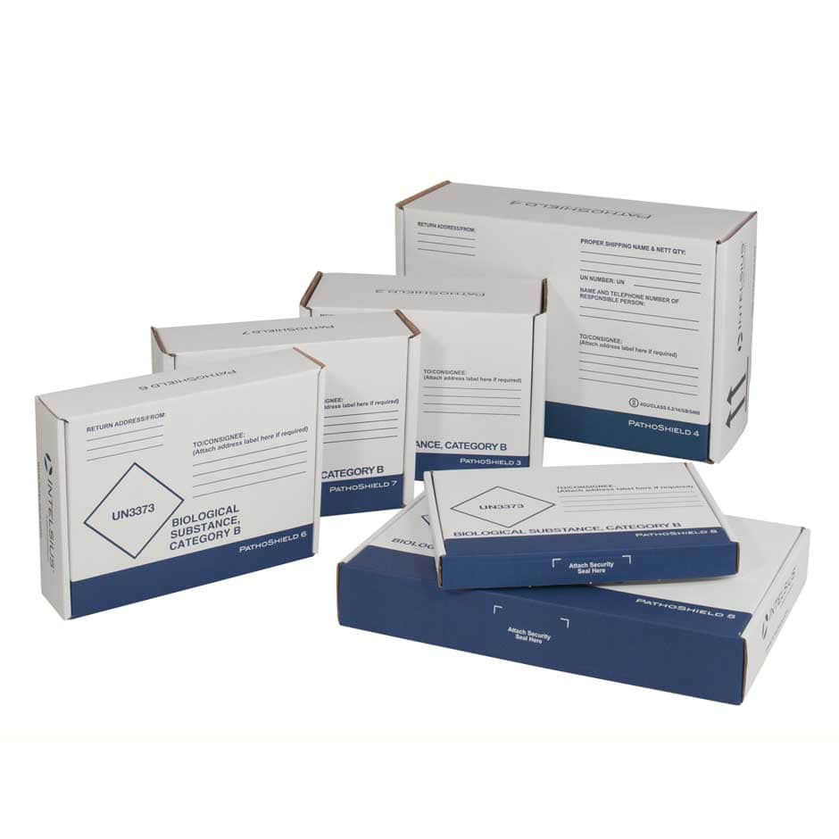 Pathoshield Versandbox klein - sichere Transportlösung für Blutampullen - Med-Praxisbedarf