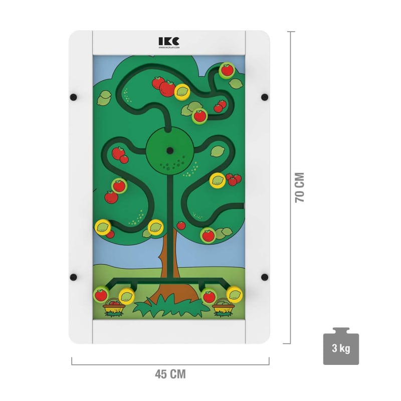 IKC Sortierbaum bunte Steckformen - Motorikspiel für Wartebereich in Klinik - Med-Praxisbedarf