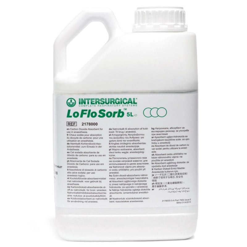 Atemkalk LoFloSorb von Intersurgical - für CO2-Absorption in Narkosebeatmungsgeräten - Med-Praxisbedarf