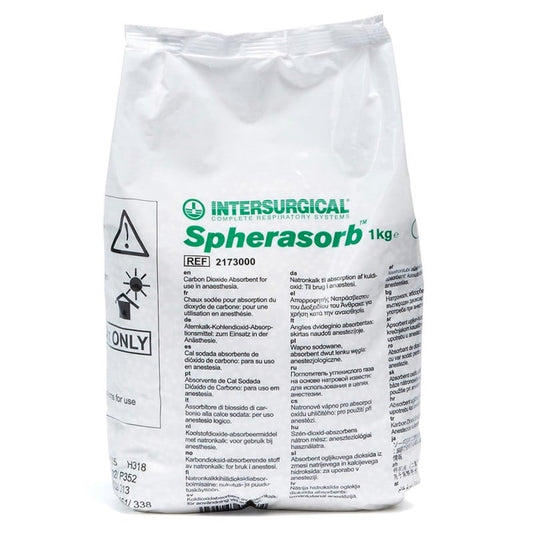 Atemkalk Spherasorb von Intersurgical - für Narkose-Rückatmungssysteme, CO2-Absorption - Med-Praxisbedarf
