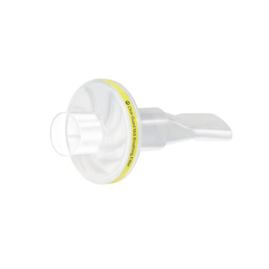 Clear-Guard Viren-Bakterienfilter - Atemfilter mit Mundstück für Beatmungssysteme - Med-Praxisbedarf