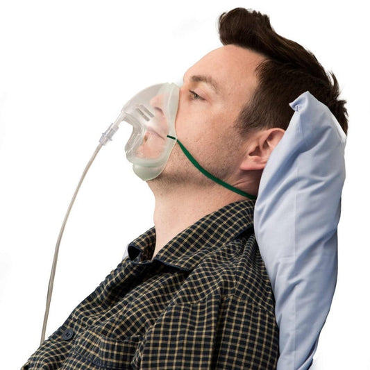 EcoLite Sauerstoffmaske - PVC-frei und MRT-kompatibel für Sauerstofftherapie - Med-Praxisbedarf