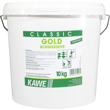 KAWE Goldschmierseife - reinigt PVC, Gummi, Stein und Fliesen schonend - Med-Praxisbedarf