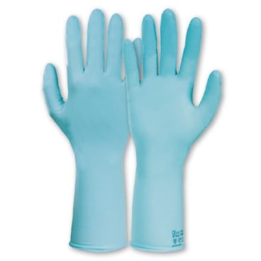 KCL Dermatril L 741 Einmalhandschuhe blaue Nitrilhandschuhe - chemischer und bakteriologischer Schutz - Med-Praxisbedarf