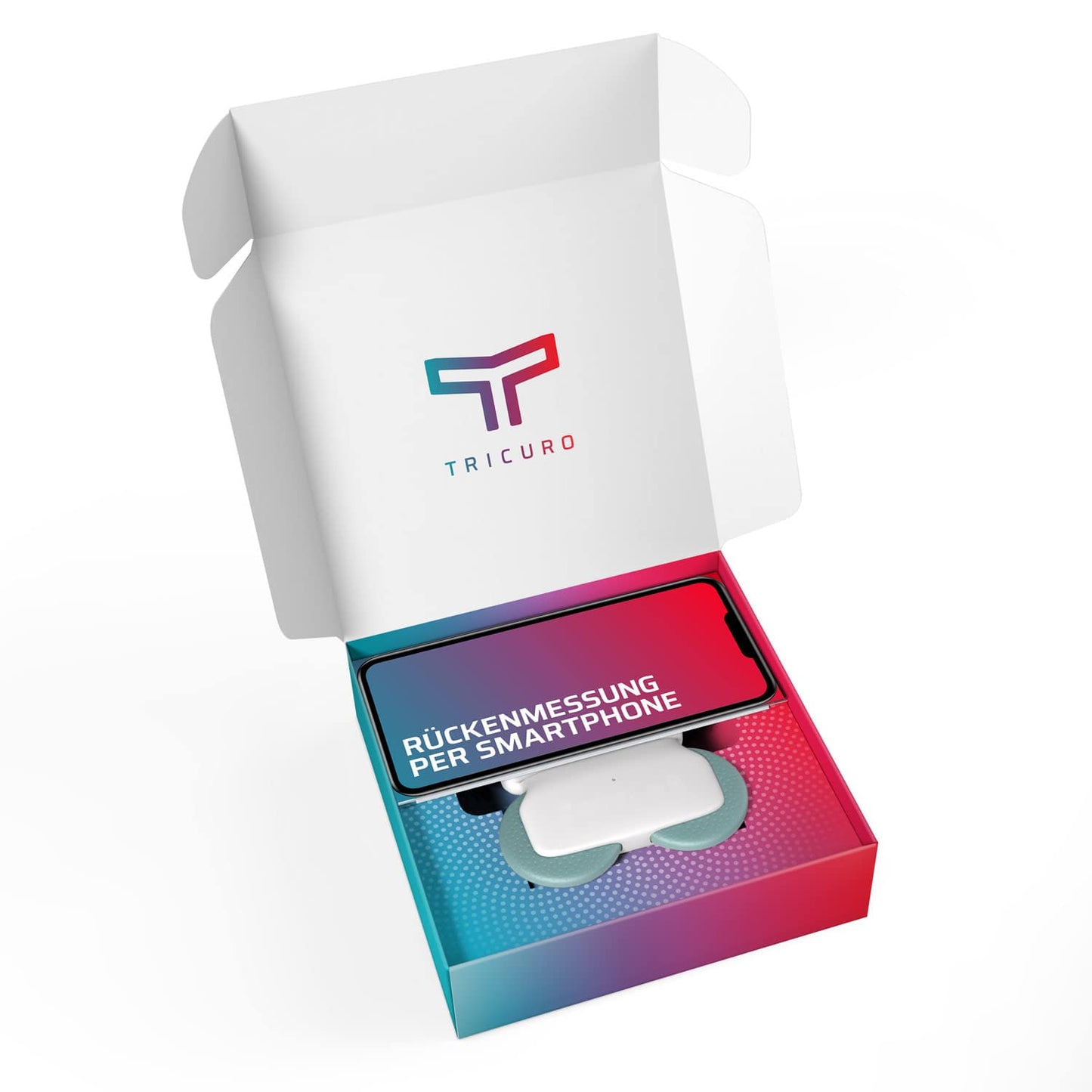 TRICURO go Gerät in Anwendung - professionelle Rückenvermessung für BGM und Therapie - Med-Praxisbedarf