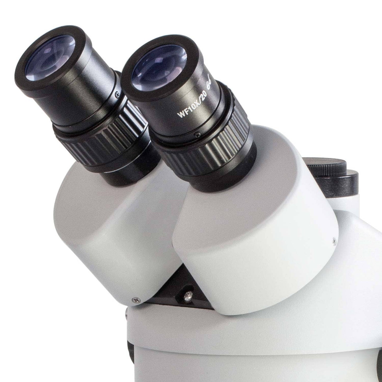 Zoom-Bedienelement am Kern Stereo-Mikroskop für stufenlose Vergrößerungsänderung - Med-Praxisbedarf