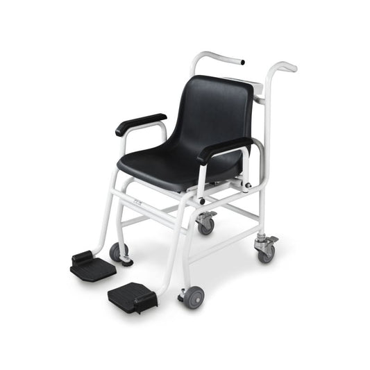 Kern Stuhlwaage MCN - fahrbare Waage für Klinik und Pflege mit großen Rollen - Med-Praxisbedarf