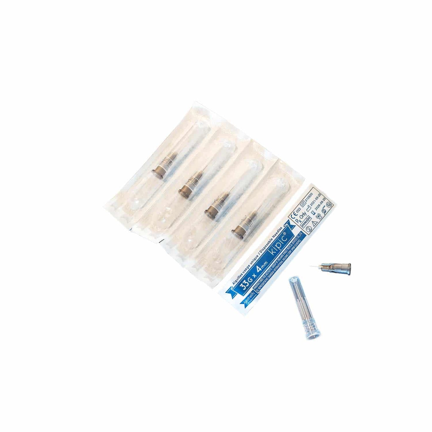 KIPIC Mesotherapie Nadeln Größe 13mm - Edelstahlkanülen für tiefere Mesotherapie-Anwendungen - Med-Praxisbedarf