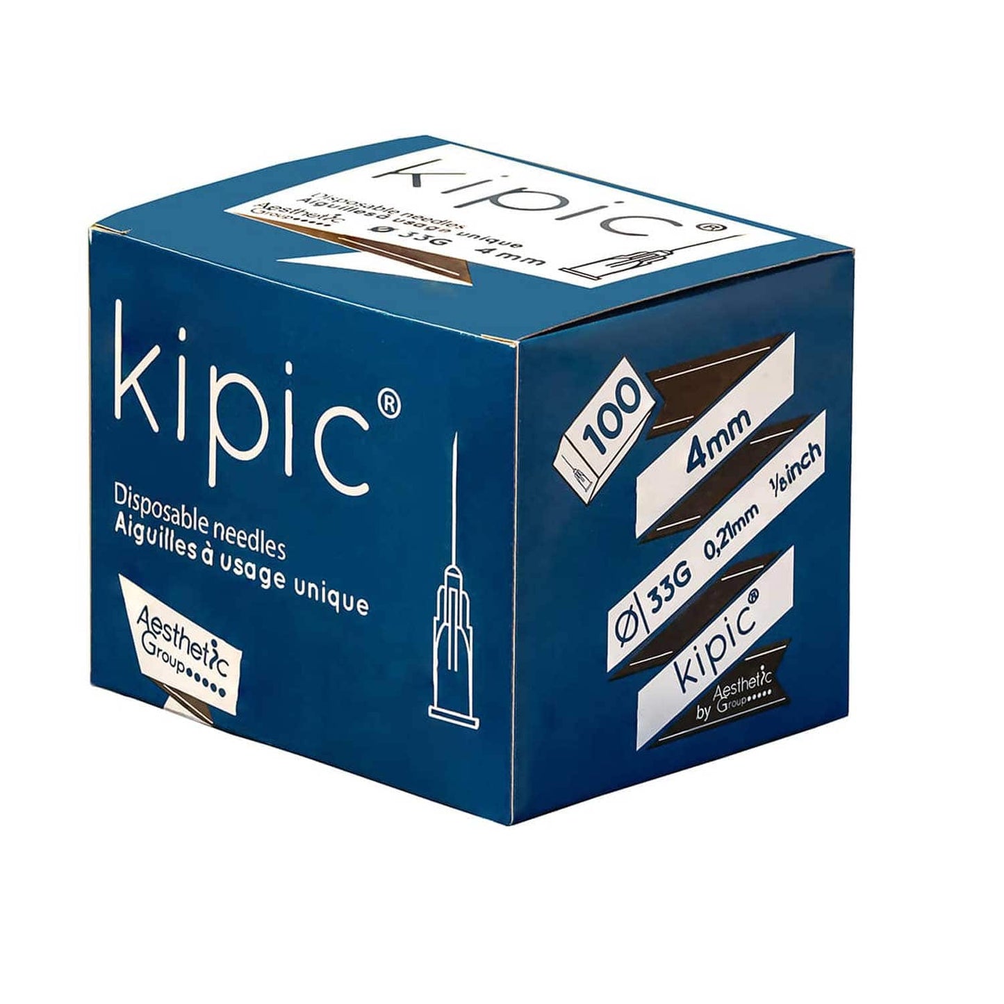 KIPIC Mesotherapie Nadeln verschiedene Größen - Set mit 4mm, 6mm und 13mm Nadeln - Med-Praxisbedarf