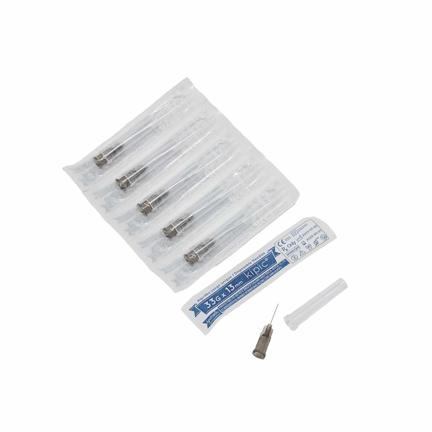 Micro-injection Nadeln KIPIC® - sterile Einmalkanülen aus Edelstahl für Mesotherapie und präzise Applikation - Med-Praxisb...