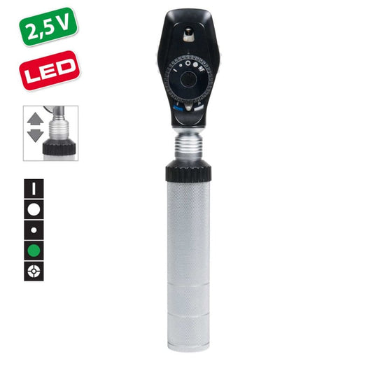 Eurolight E35 LED-Ophthalmoskop von KaWe - Augenuntersuchungsgerät mit 2,5V LED-Lampe