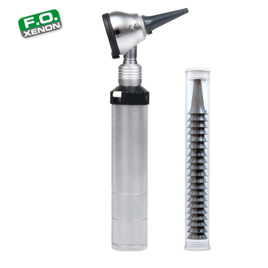 Otoskop KaWe Eurolight F.O. 30, 2,5 V - mit Anschluss für pneumatische Tests - Med-Praxisbedarf