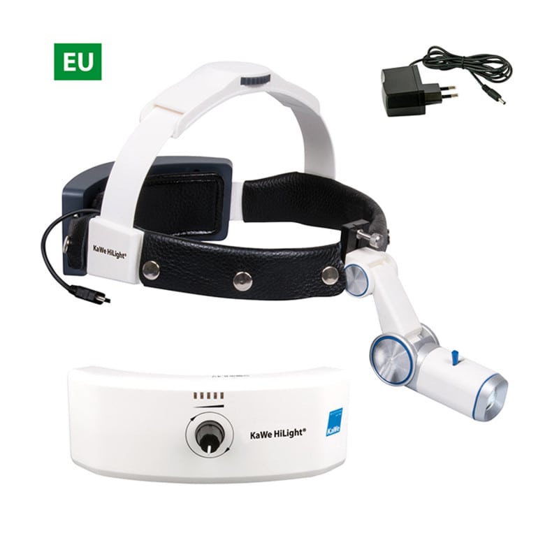 Kopfleuchte HiLight LED H-800 von KaWe - weißes Licht für Dental und HNO Untersuchungen - Med-Praxisbedarf