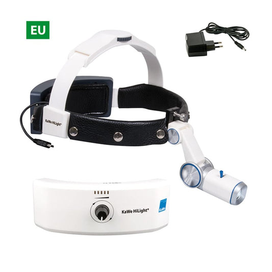 Kopfleuchte HiLight LED H-800 von KaWe - weißes Licht für Dental und HNO Untersuchungen - Med-Praxisbedarf