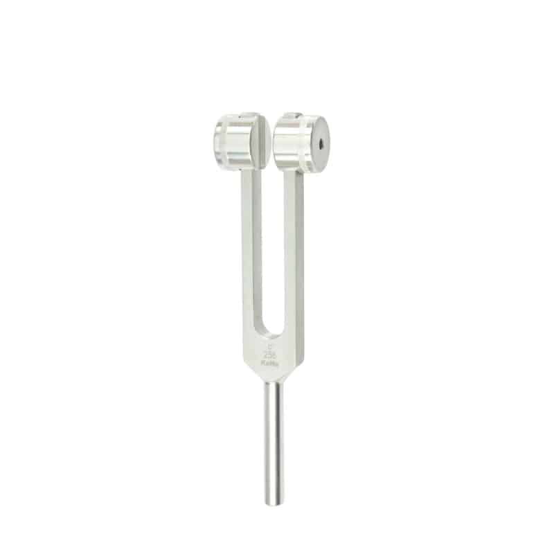 Stimmgabel aus Aluminium silber - für audiometrische Untersuchungen, KaWe - Med-Praxisbedarf
