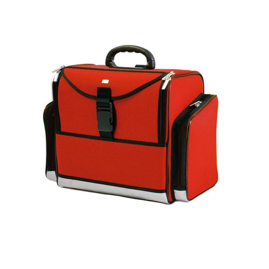 Arzttasche Die Andere von Karl Bollmann - schwarze Tasche mit vier seitlichen Einsätzen für Ärzte - Med-Praxisbedarf