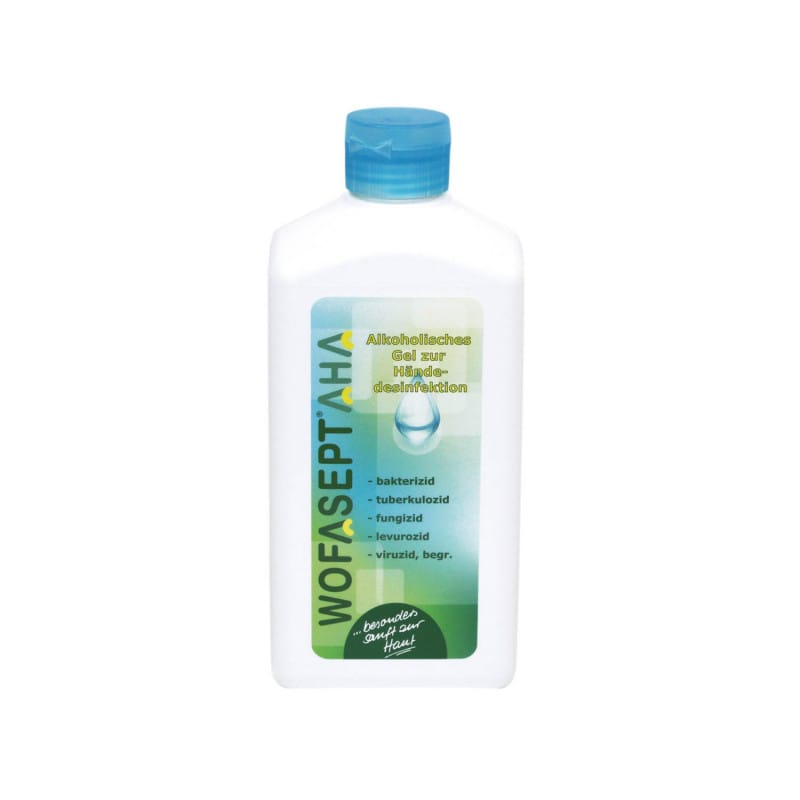 Wofasept AHA Händedesinfektion Flasche - chirurgische Händedesinfektion, alkoholisches Gel - Med-Praxisbedarf