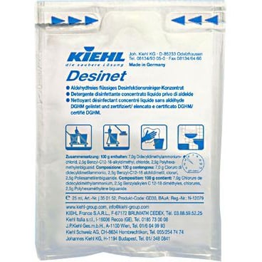 Kiehl Desinet-compact Desinfektionsreiniger - Konzentrat für Flächendesinfektion in Arztpraxen - Med-Praxisbedarf