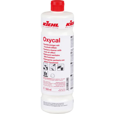 Kiehl Oxycal Sanitärreiniger - schnell wirkender Kalk- und Seifenrückstände Entferner - Med-Praxisbedarf