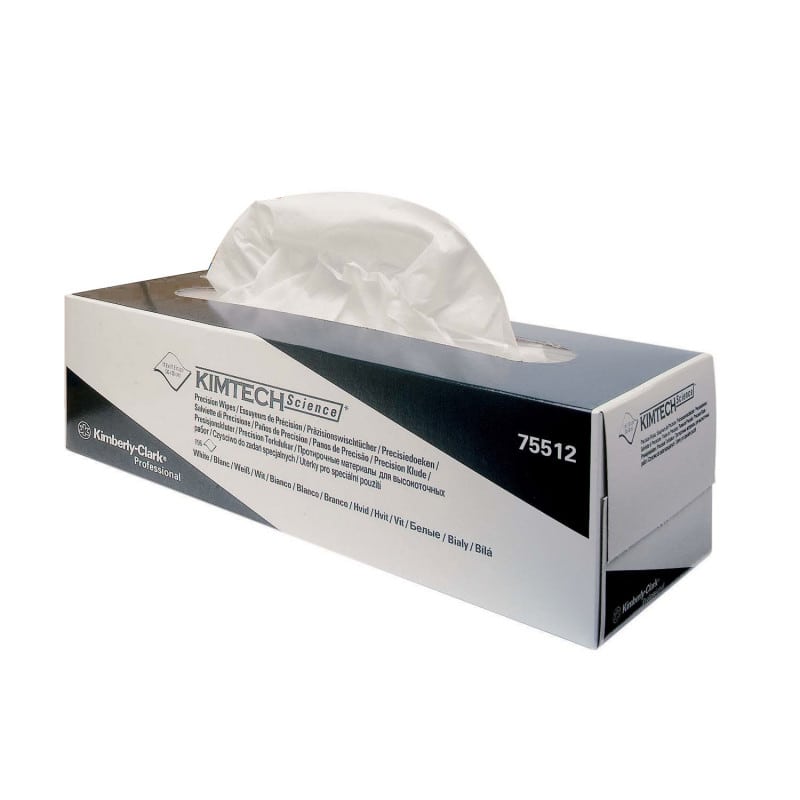 KIMTECH SCIENCE Präzisionstücher groß 30,4x30,4 cm - entfernt feinste Partikel von großen Flächen - Med-Praxisbedarf