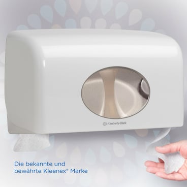 Praxis-Toilettenpapier KLEENEX 4-lagig - weiß und weich für Patienten und Personal - Med-Praxisbedarf